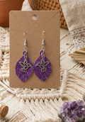Sparkle & Soar Hummingbird Earrings ✨💜
