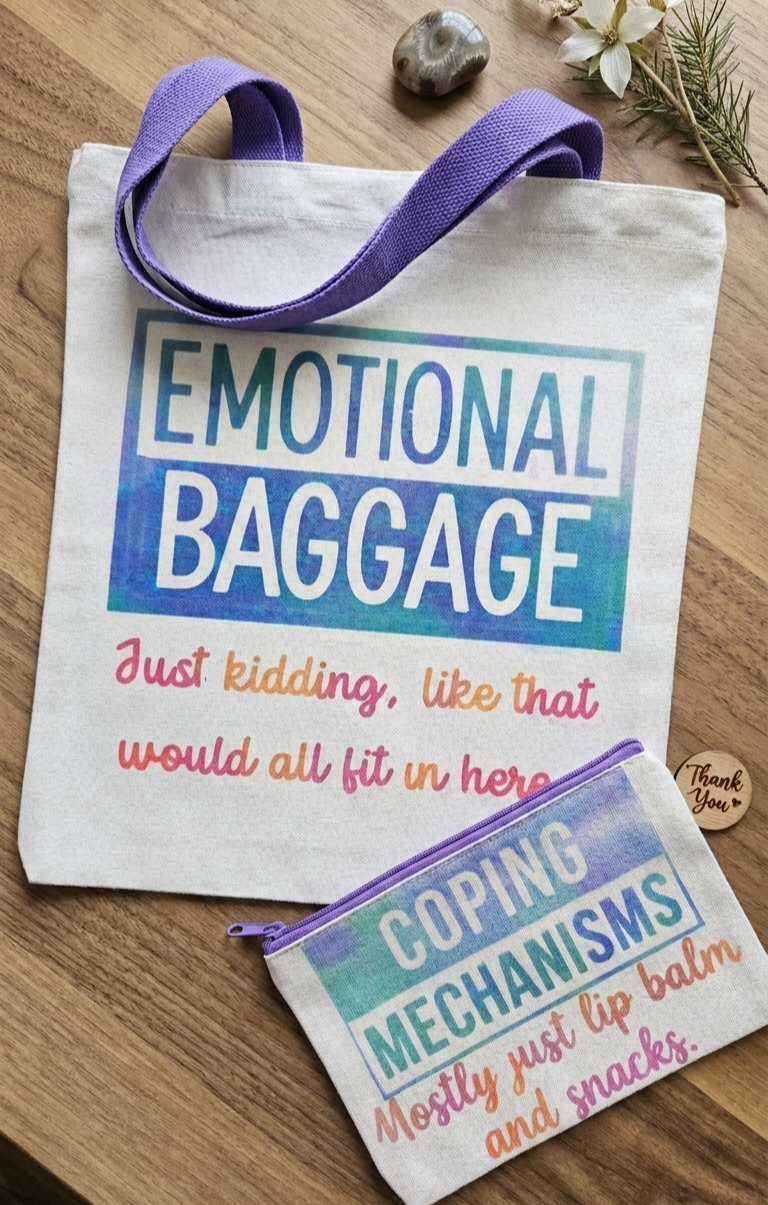 The "Emotional Baggage" & "Coping Mechanisms" Duo 😂👜