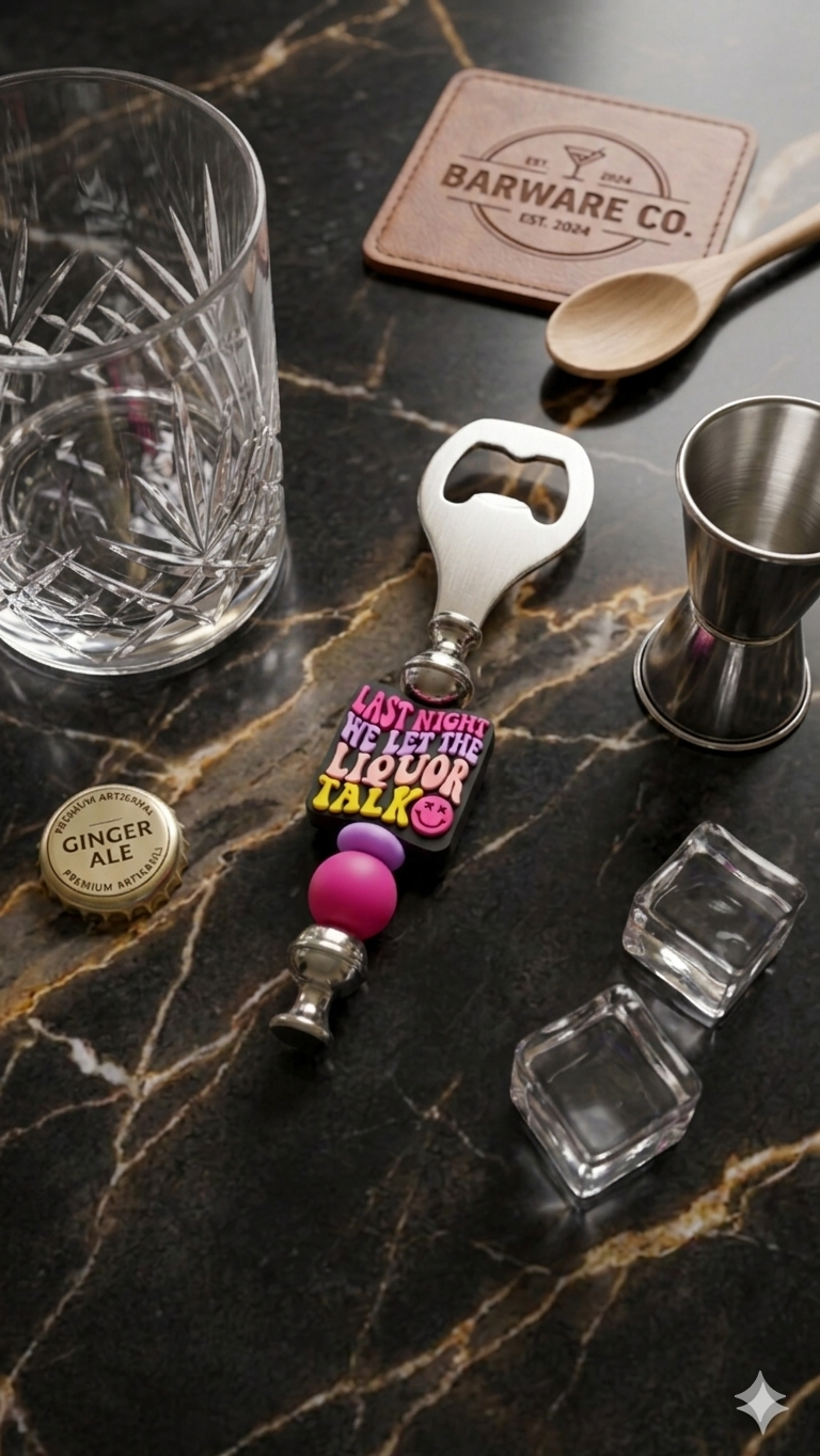 Last Night We Let The Liquor Talk - Bottle Opener