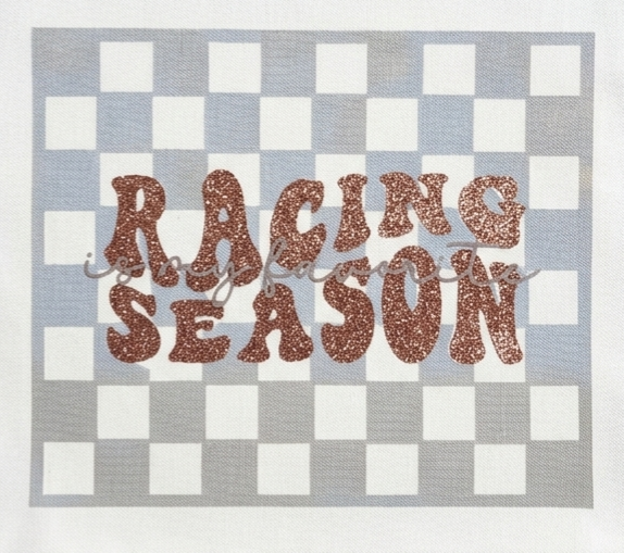 Racing Season Is My Favorite: Canvas Tote & Pouch Set