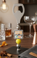"I'm Fine" Yellow Beaded Bottle Opener